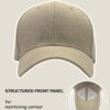 Utmost Structured Baseball Cap with Adjustable Closure - Per...