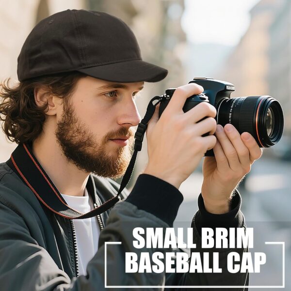 CLAPE Short Bill Baseball Cap Plain Hiphop Dad Hat Cooling T...
