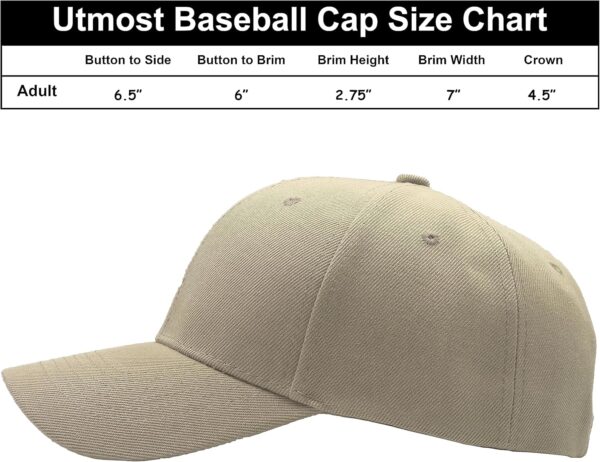 Utmost Structured Baseball Cap with Adjustable Closure - Per...