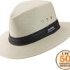 Natural Matte Toyo Safari Men's Sun Hat with Black Band, 2 1...