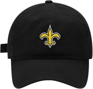 Baseball Cap Fleur De Lis Embroidered for Men Women Cotton E...