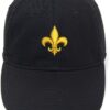 Fleur de Lis Embroidered Mens Baseball Cap Cotton Washed Bas...