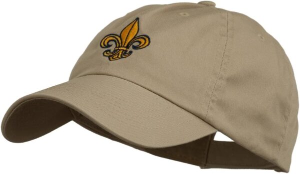 Fleur De Lis Embroidered Pet Spun Cap