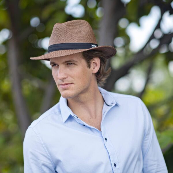 Matte Toyo Ribbon Safari Sun Hat - 2 1/2" Brim, UPF (SPF) 50...