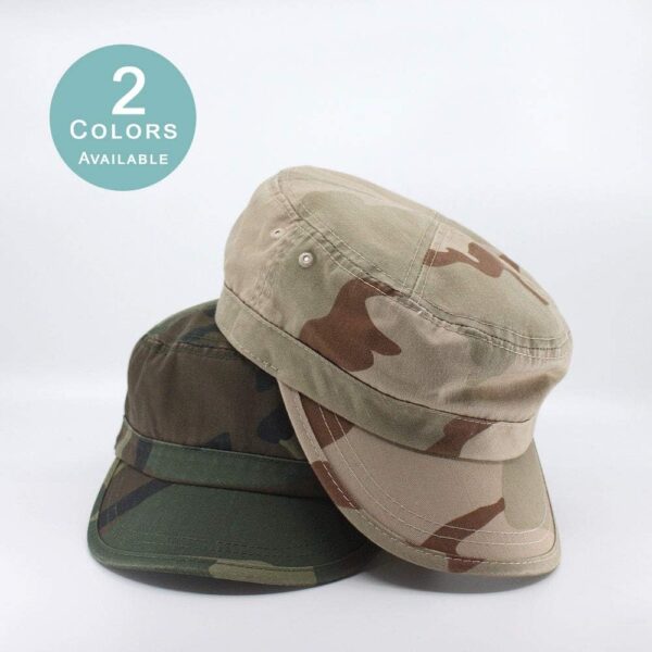 The Vintage Year Washed Cadet Cotton Twill Adjustable Milita...