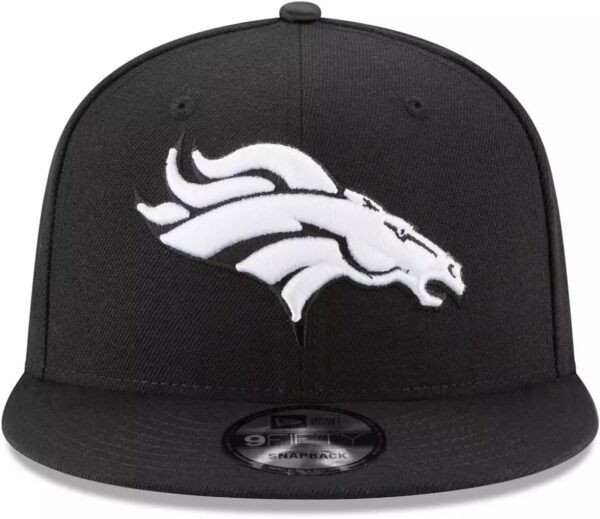 New Era NFL 9FIFTY Black/White Adjustable Snapback Hat Cap O...