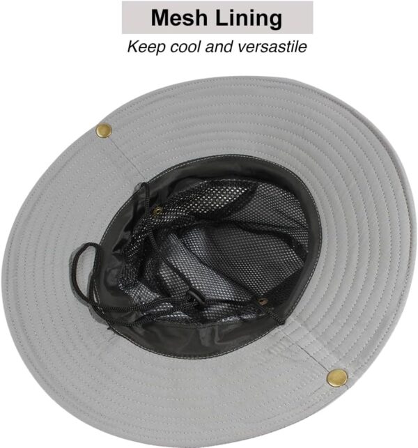 CAMOLAND Sun Hat with Removable Mesh Head Net Safari Hat Out...