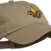 Fleur De Lis Embroidered Pet Spun Cap