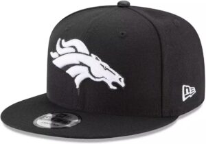 New Era NFL 9FIFTY Black/White Adjustable Snapback Hat Cap O...