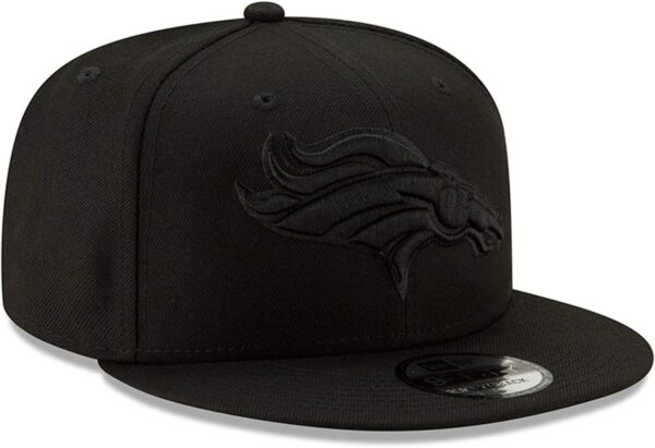 New Era NFL 9FIFTY Black On Black Adjustable Snapback Hat Ca...