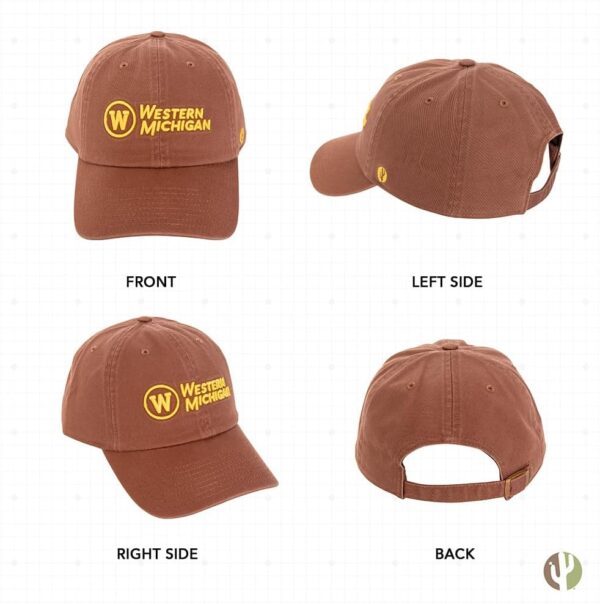 Desert Cactus Western Michigan University Baseball Hat Bronc...