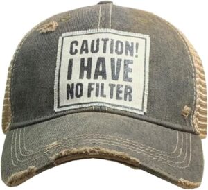 VINTAGE LIFE Distressed Baseball Caps Funny Trucker Hats wit...