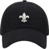 Men's Baseball Cap Fleur De Lis 1 Embroidered Washed Cotton ...