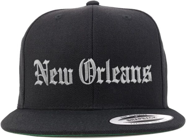 Trendy Apparel Shop New Orleans Old English Embroidered Flat...