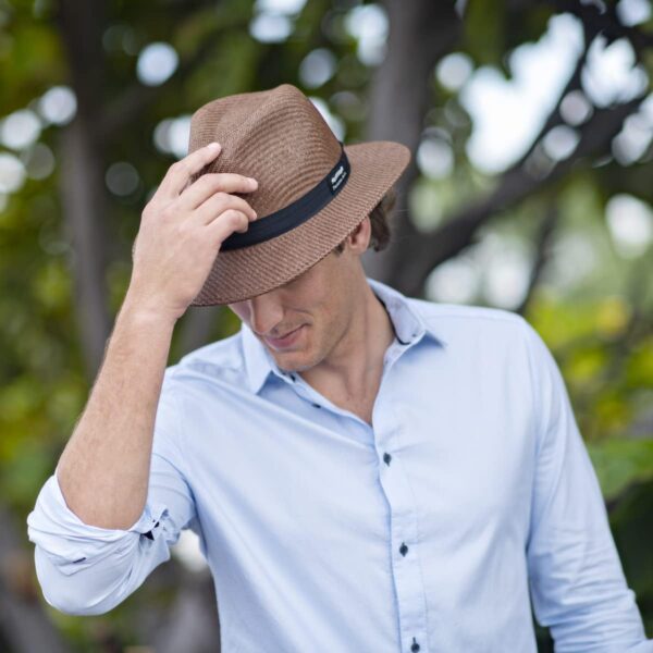 Matte Toyo Ribbon Safari Sun Hat - 2 1/2" Brim, UPF (SPF) 50...