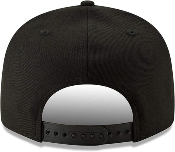 New Era NFL 9FIFTY Black On Black Adjustable Snapback Hat Ca...