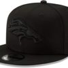 New Era NFL 9FIFTY Black On Black Adjustable Snapback Hat Ca...