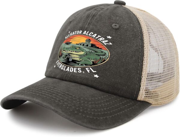 Alligator Alcatraz Golf Hats Garde Cap for Her
