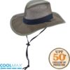 Mesh Crown Safari Men's Sun Hat, 3" Brim, Adjustable Chin Co...