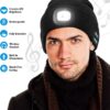 Wmcaps Bluetooth Beanie with a Light, Unisex USB Rechargeabl...