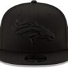 New Era NFL 9FIFTY Black On Black Adjustable Snapback Hat Ca...