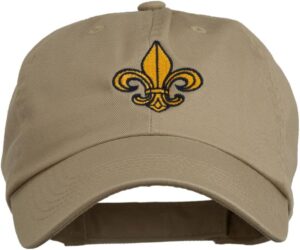 Fleur De Lis Embroidered Pet Spun Cap