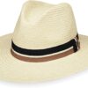 Wallaroo Hat Company – Men’s Turner Fedora – Wide Brim Straw...