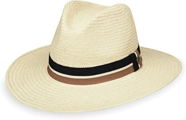 Wallaroo Hat Company – Men’s Turner Fedora – Wide Brim Straw...