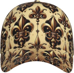 Unisex Baseball Cap with Adjustable Closure Royal-Fleur-De-L...