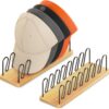Hat Organizer for Baseball Caps-2 PacK | Wood & Metal Hat Ra...