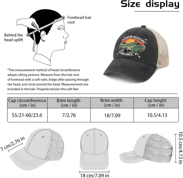Alligator Alcatraz Golf Hats Garde Cap for Her