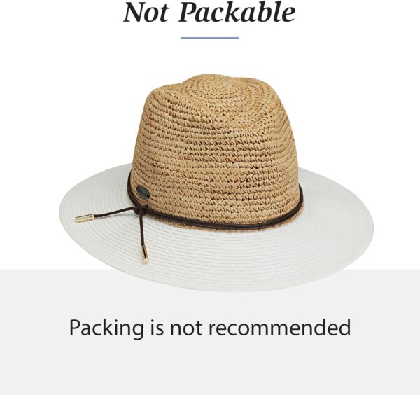 Wallaroo Hat Company – Women’s Laguna Fedora – Wide Brim Nat...