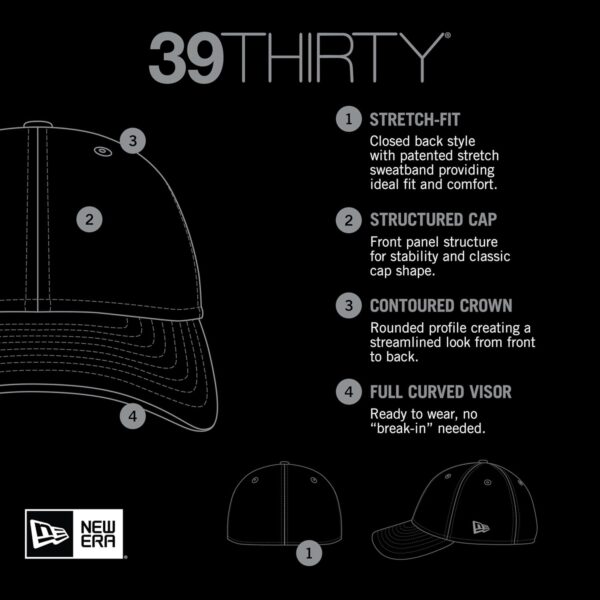 New Era Unisex-Adult NFL 39THIRTY Team Color Primary Primary...