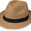 Wallaroo Hat Company – Men's Justin Trilby Fedora – Short Br...