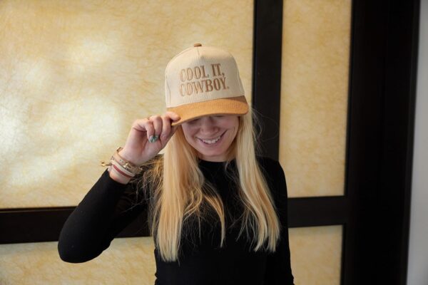 Funky Junque Two Tone Vintage Trucker Hats Men Women Corduro...