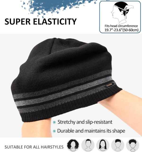 HiRui Knit Beanie Hats Winter Hats for Men Women-Warm Classi...