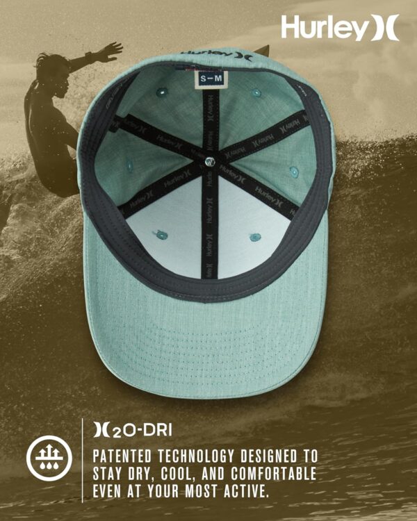 Hurley Men's Baseball Cap - Stretch Fit Lightweight Curved B...