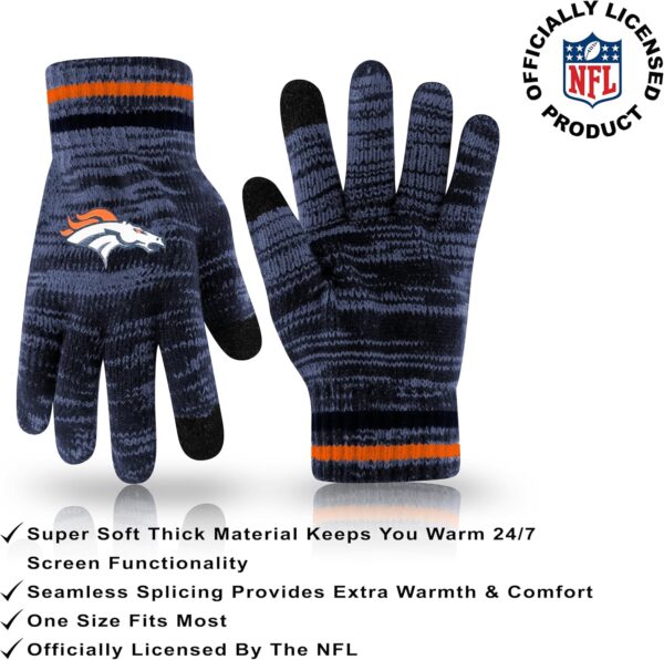 Ultra Game Adults Unisex NFL Official Super Soft Marl Knit W...