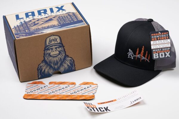 LARIX Wild Bigfoot Hats for Men & Women, No Sweat Hat Liner ...