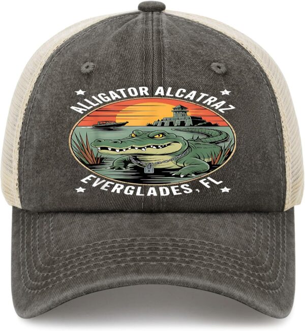 Alligator Alcatraz Golf Hats Garde Cap for Her