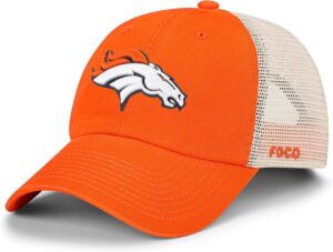 FOCO Men's NFL Team Logo Casual Mesh Trucker Hat Caps