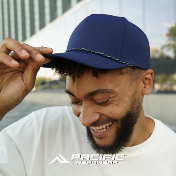 Pacific Headwear Weekender Cap – 5-Panel Snapback Hat with C...