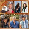 Meneng Western Brown Trucker Hat: Men Women Adjustable Snapb...