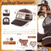 Meneng Western Brown Trucker Hat: Men Women Adjustable Snapb...