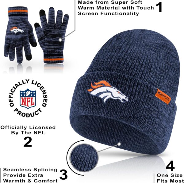 Ultra Game Adults Unisex NFL Official Super Soft Marl Knit W...