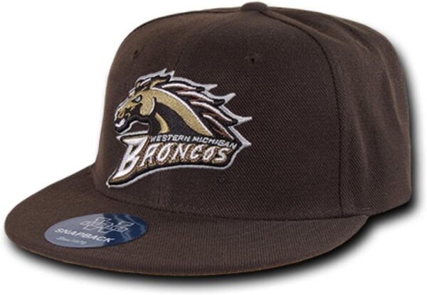 WMU Western Michigan Broncos NCAA Fitted Flat Bill Baseball ...