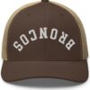 NX Upside Down Broncos Embroidered Curved Bill Trucker Hat M...