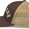 NX Upside Down Broncos Embroidered Curved Bill Trucker Hat M...