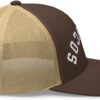 NX Upside Down Broncos Embroidered Curved Bill Trucker Hat M...