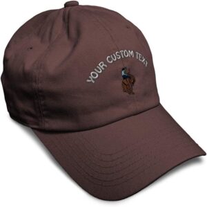 Soft Baseball Cap Western Bronco Bucking Horse Rodeo Saddle ...